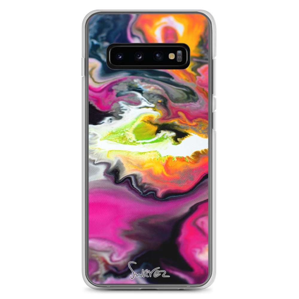 Samsung Case - Pink and yellow design