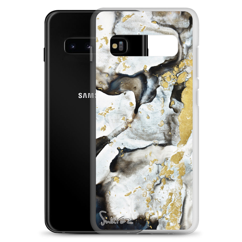 Samsung-Hülle – Schwarz-Weiß-Design