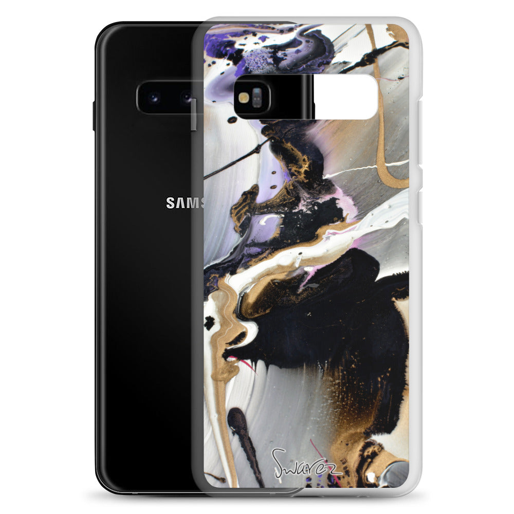 Samsung-Hülle – Design in Lila und Gold