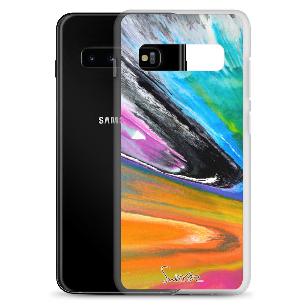 Samsung-Hülle – Spin-Art-Design