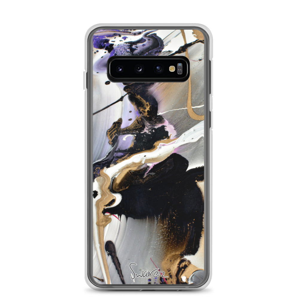 Samsung Case - Purple and gold design