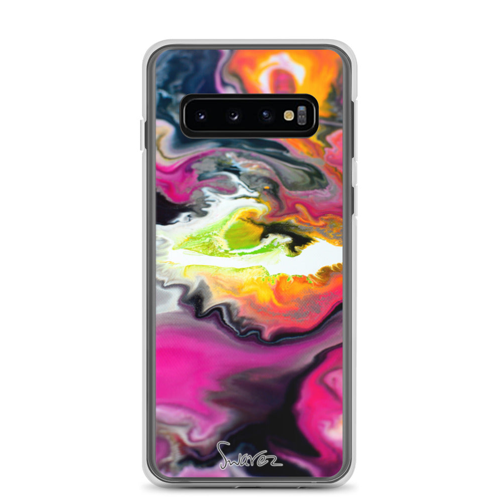 Samsung Case - Pink and yellow design