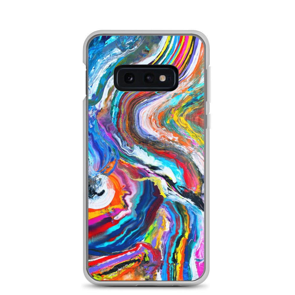 Capa Samsung - design Rainbow Wave