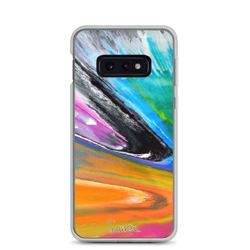 Samsung-Hülle – Spin-Art-Design