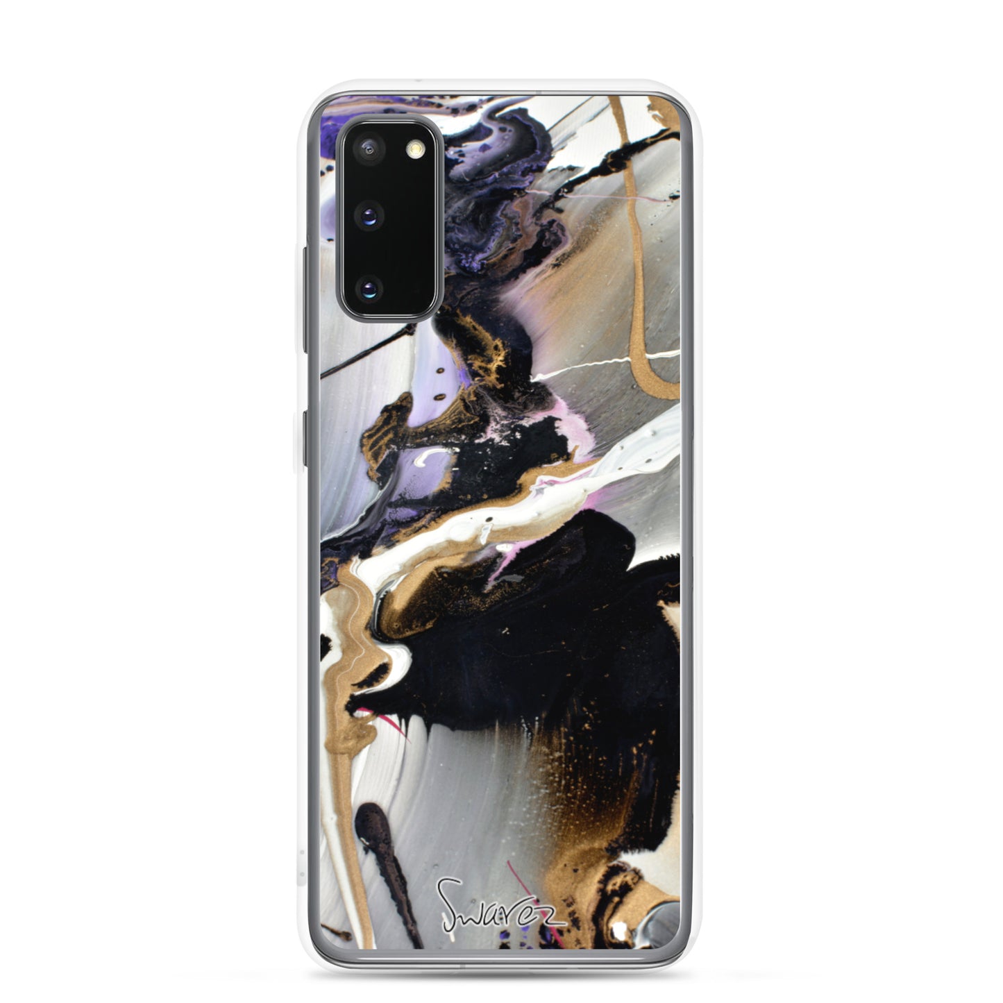 Samsung Case - design roxo e dourado