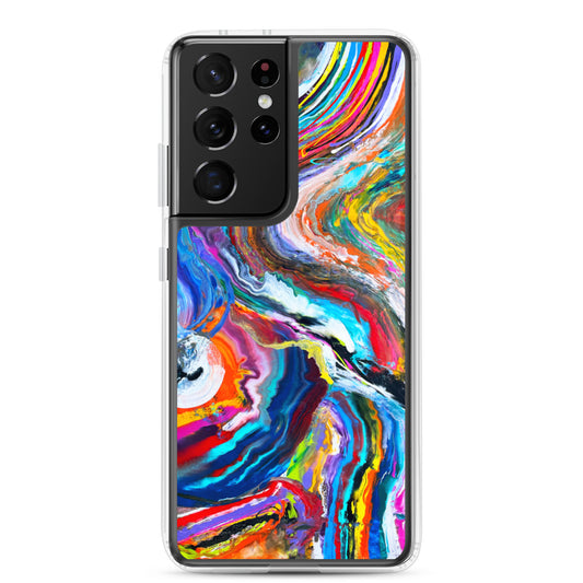 Samsung Case - Rainbow Wave design