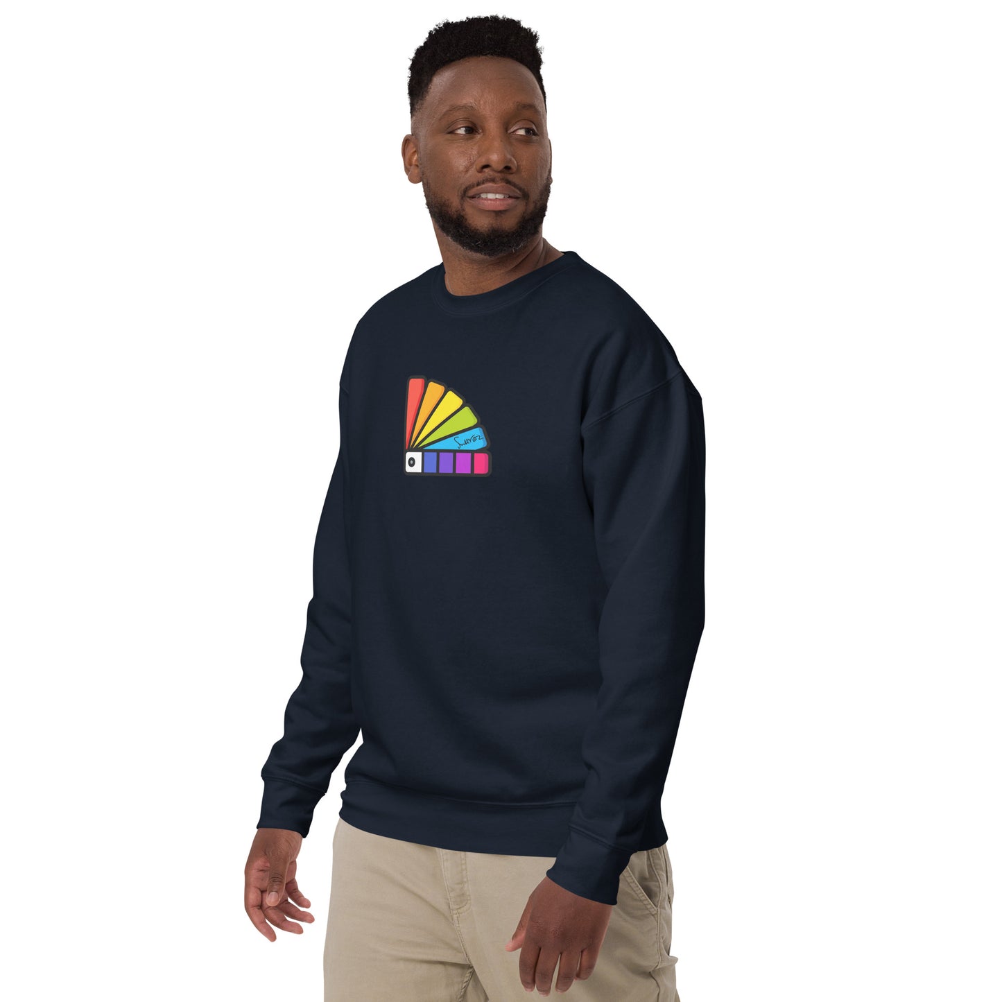Unisex Premium Sweatshirt - Paint chart design