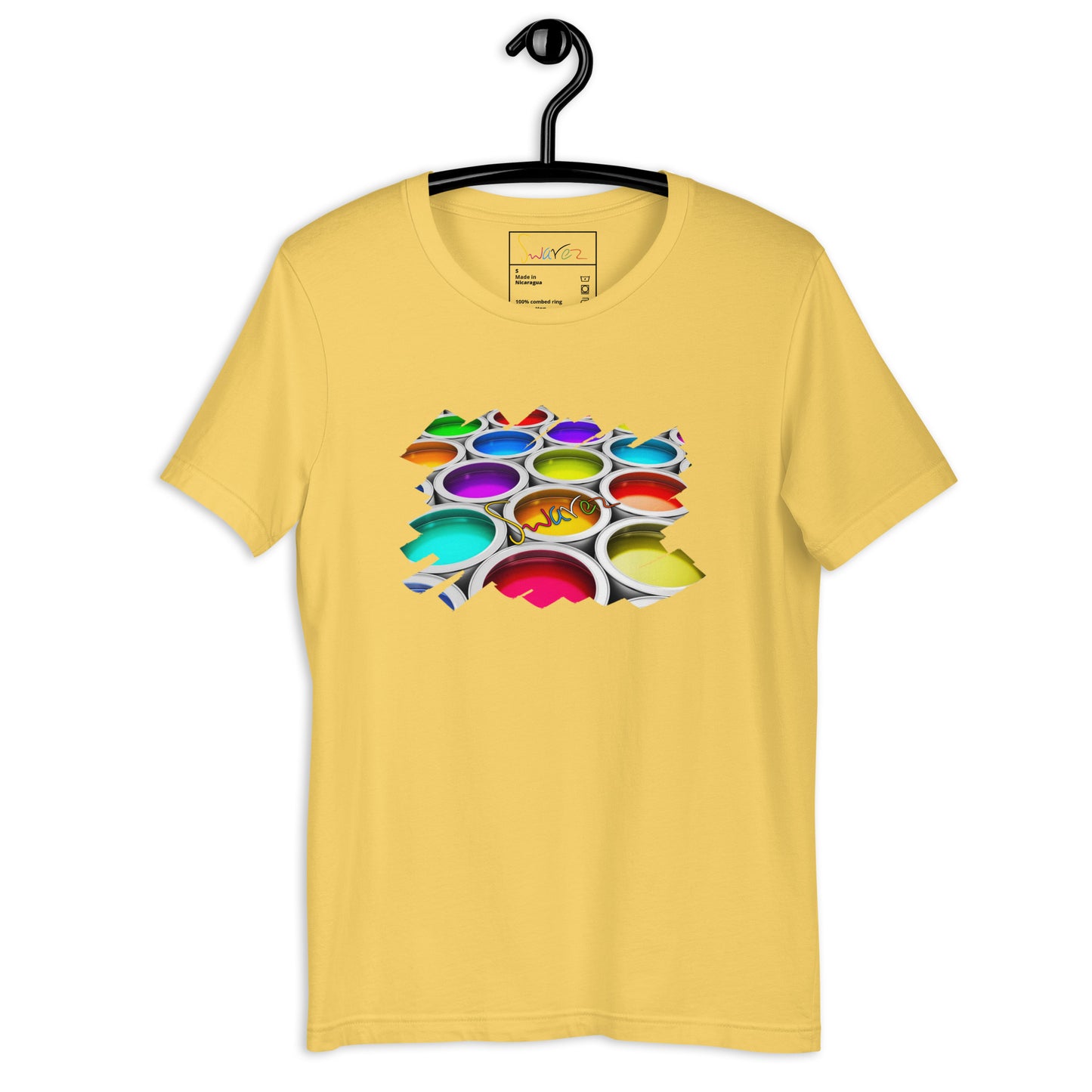 Unisex t-shirt - Colorful paint cans