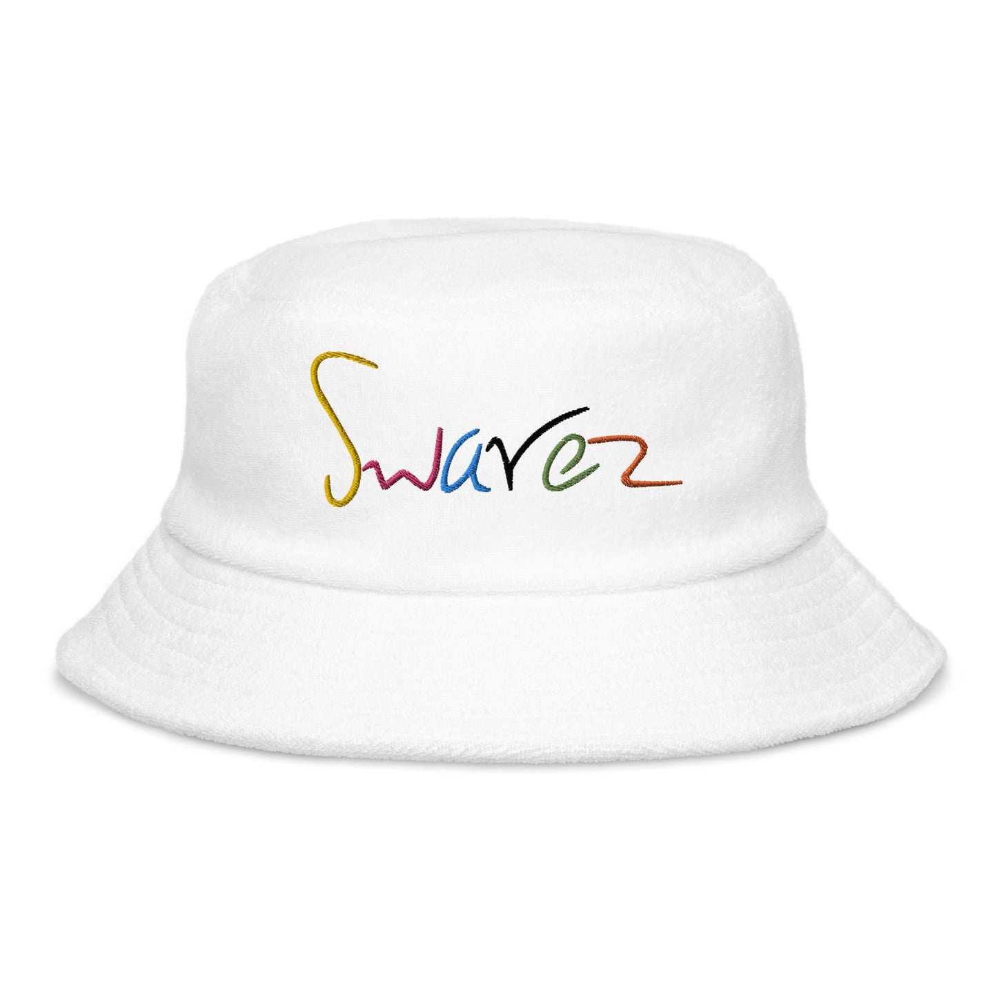 Unstructured terry cloth bucket hat - Swarez Multi Color