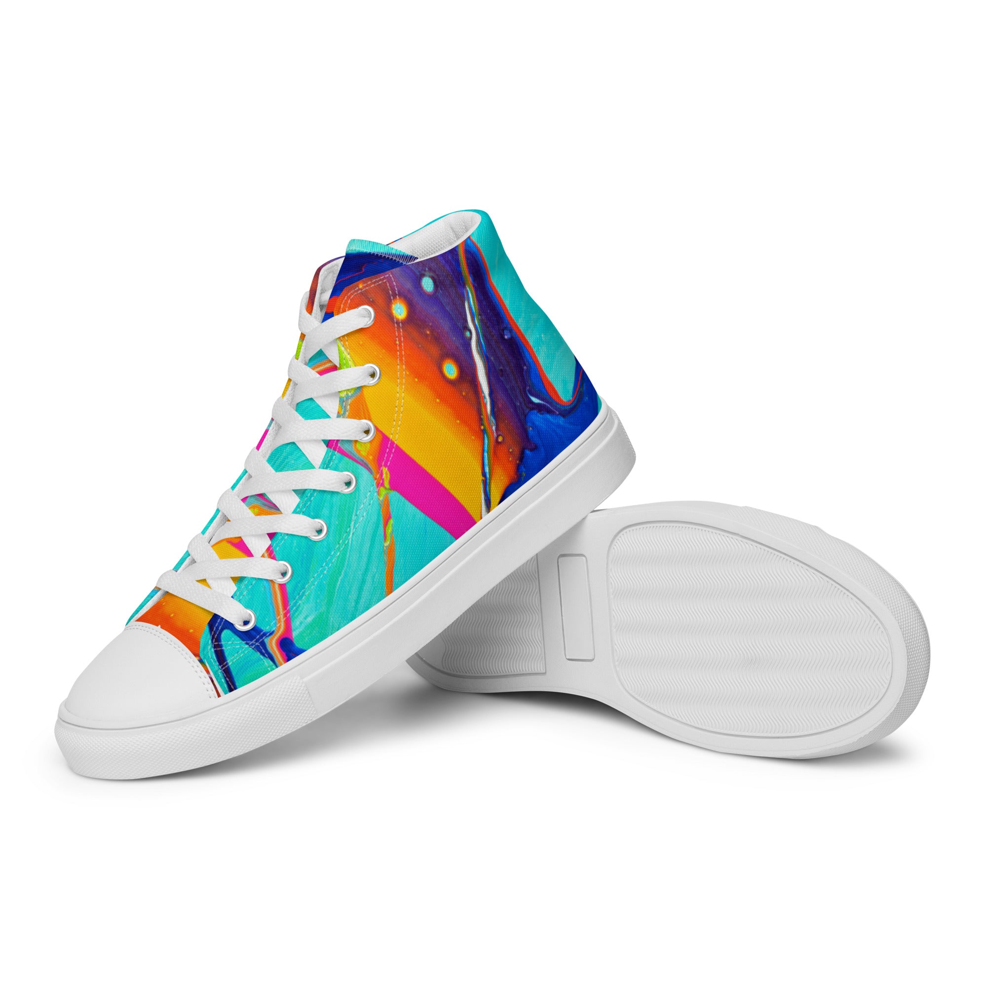 Rainbow hot sale canvas shoes