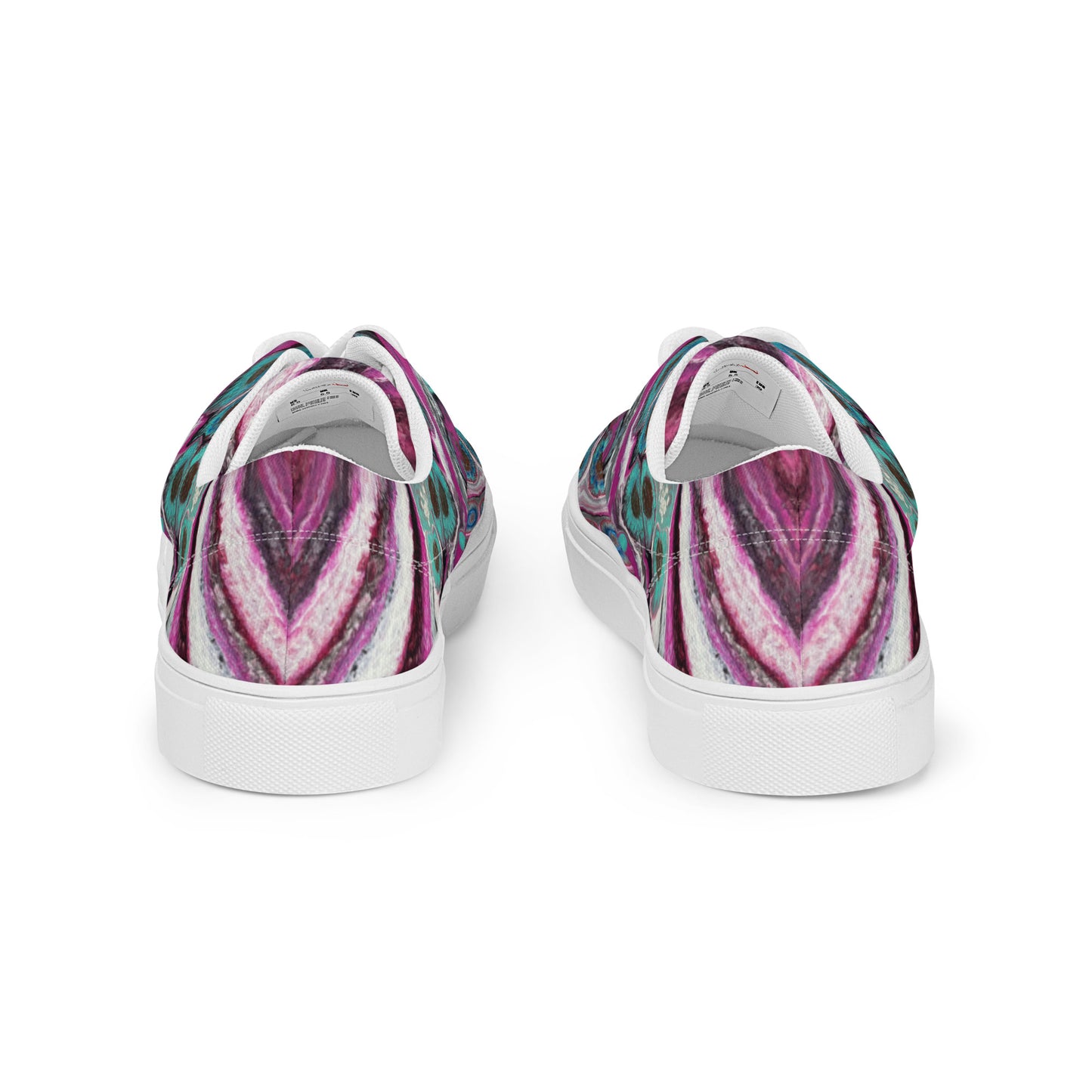 Damen-Schnürschuhe aus Segeltuch im Neon-Canyon-Design