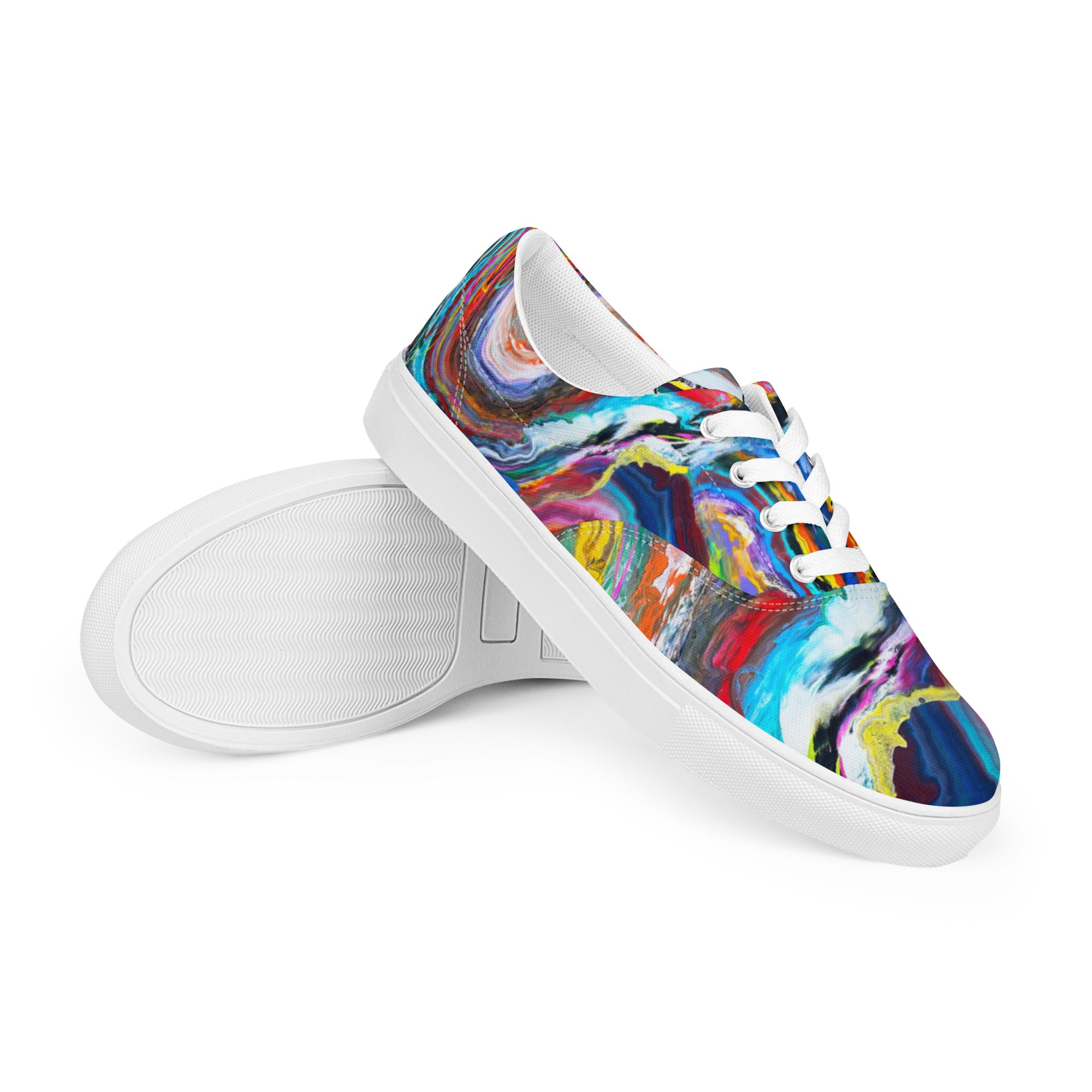 Rainbow wave sneakers online